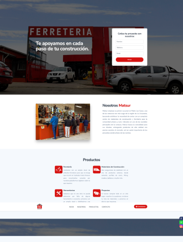 Sitio web de Matsur